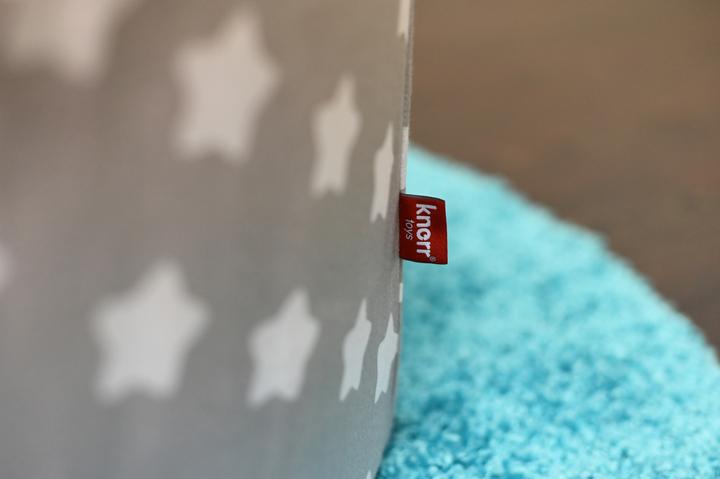 Produktbild Knorrtoys Bällebad soft - "Grey white stars" - 300 balls soft pink (ca. 6cm Durchmesser)