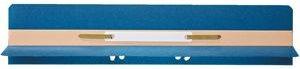 Image du produit Leitz Dos de chemise, 65 x 305 mm, carton Manila, bleu, avec pliage, 250 g-qm, perforation : 60-80 mm