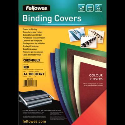 Immagine prodotto Fellowes Foglio di copertura Chromolux, lucido, rosso