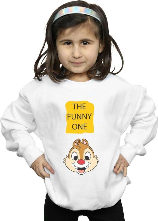 Actual product image Disney Girls Chip N Dale The Funny One Sweatshirt (128)