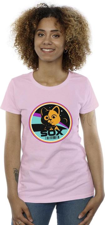 Actual product image Disney Womens/Ladies Lightyear Sox Circle Cotton T-Shirt (XL)
