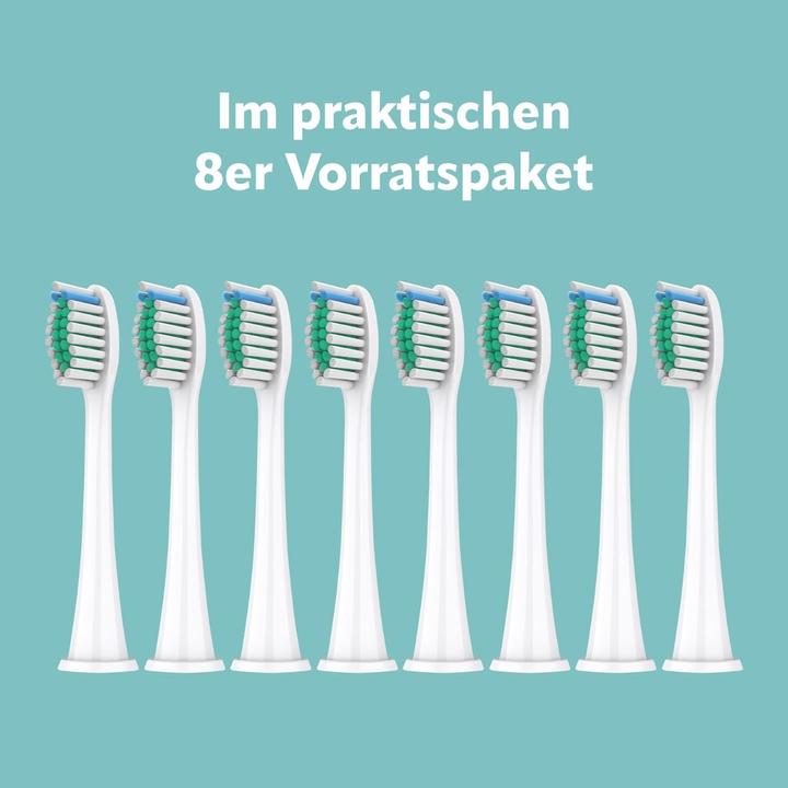 Immagine prodotto Ora-Care Spazzole di ricambio Standard compatibili con Philips (confezione da 8) Bianco (8 x)