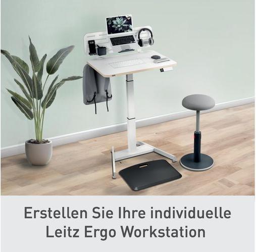 Produktbild Leitz Ergo Compact Workstation Elektrischer höhenverstellbarer Schreibtisch (80 x 60 x 130 cm)