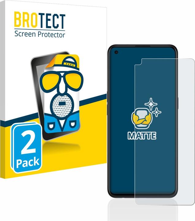 Productafbeelding BROTECT Antireflecterende schermbeschermer mat (2 Stuk, Oppo Find X3 Lite)