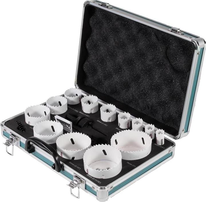 Actual product image Makita D-47307 Hole saw set 16 pieces (35 millimetres)