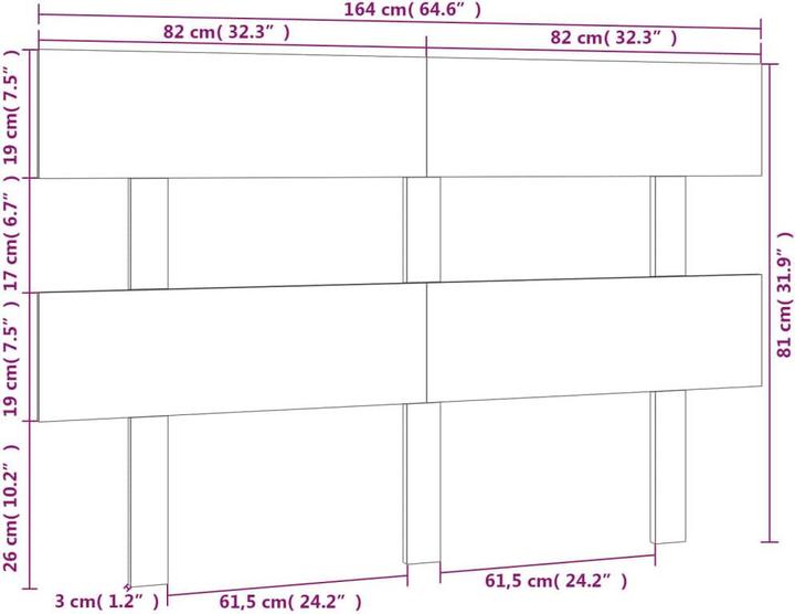 Image du produit VidaXL Lashonda (164 x 3 x 81 cm)