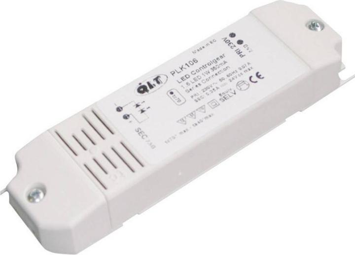 QLT PLK 110 LED-Trafo, LED-Treiber Konstantspannung, Konstantstrom 0.35 A 36 V