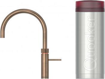 Produktbild Quooker - Wasserhahn Fusion Round PRO3 Messing Patina
