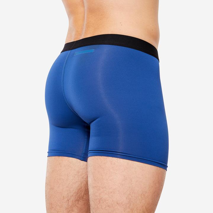 Image du produit Decathlon Fonctionnel boxer homme respirant pack de 3 - marine/bleu/kaki (3XL, Lot de 3)