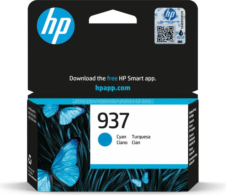 Produktbild HP 937 Cyan Original Druckerpatrone, 1 Stück(e) (C)