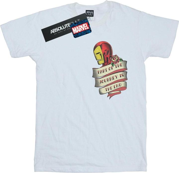 Produktbild Iron Man Tattoo Journey Breast Print TShirt (M)