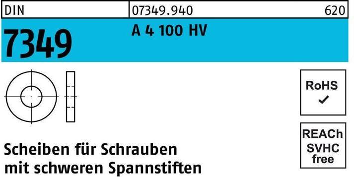 Scheibe DIN 7349 25 x50 x10 A 4 100 HV