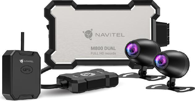 Produktbild Devia ZãZnamovã Kamera Na Motorku Navitel M800 Dual (Eingebautes Mikrofon, Eingebautes Display, GPS-Empfänger, Bluetooth, Beschleunigungssensor, Full HD)
