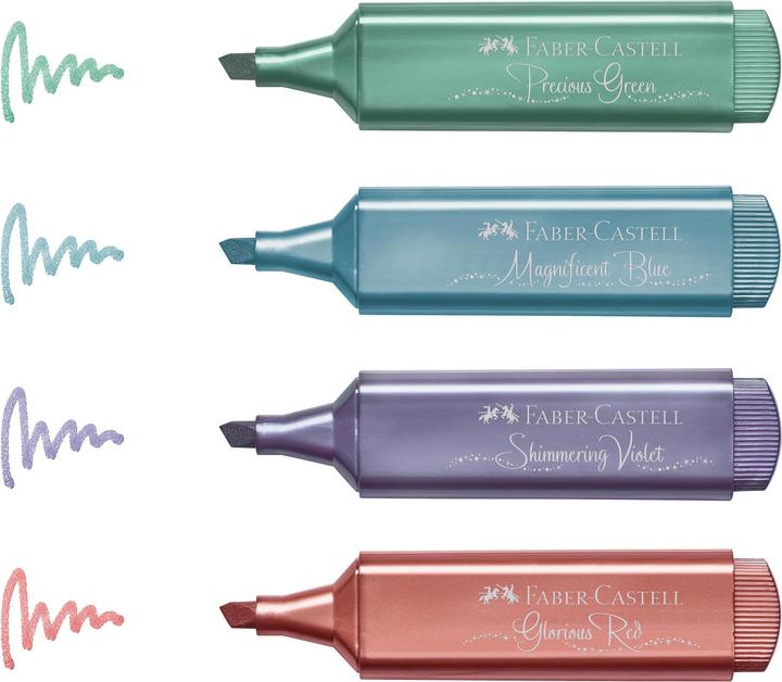 Produktbild Faber-Castell Textmarker 46 Metallic (Mehrfarbig, 5 mm, 8 x)