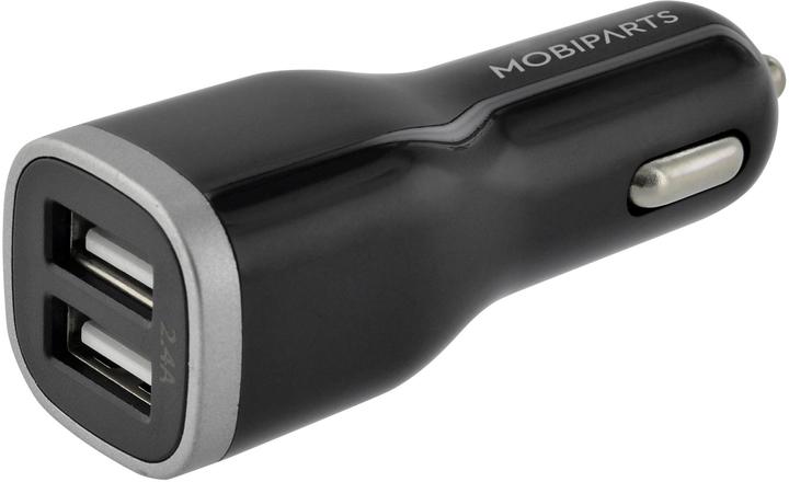 Immagine prodotto Mobiparts Car Charger Dual USB 12W/2.4A + Micro USB Cable Black