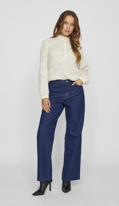 Actual product image Vila High Neck Top with Long Sleeves (36)