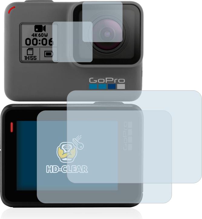 Produktbild BROTECT Schutzfolie Displayschutz Klar (Hero 5 Black)
