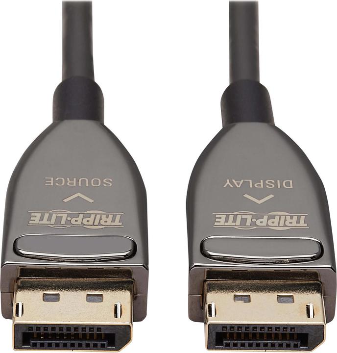 Produktbild Eaton DisplayPort Active Optical Cable AOC 8K 60 Hz M/M CL3 Rated Latching Connectors Blac (15 m, DisplayPort)
