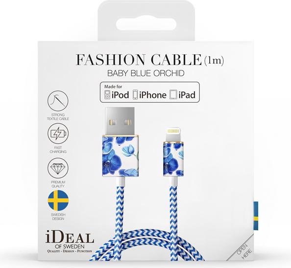 Immagine prodotto iDeal Of Sweden Baby Blue Orchid (1 m, USB 2.0)