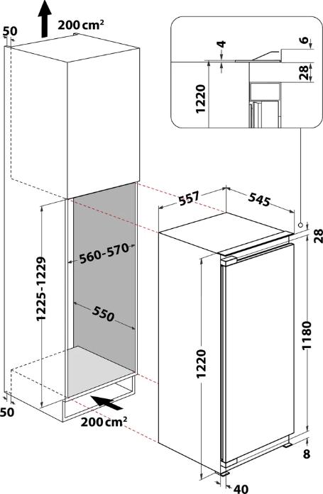 Actual product image Bauknecht KVIE 2281 LH2 (189 l)