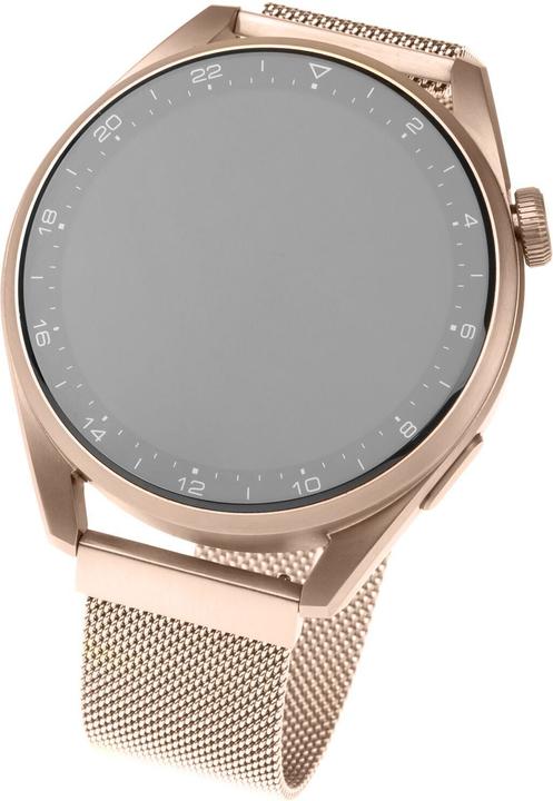 Actual product image Fixed Mesh Strap for Smartwatch Universal 22mm Rose Gold (22 mm, Stainless steel, Huawei Watch GT, Huawei Watch 2 Classic, Garmin vivoactive 4, Honor Watch Magic)