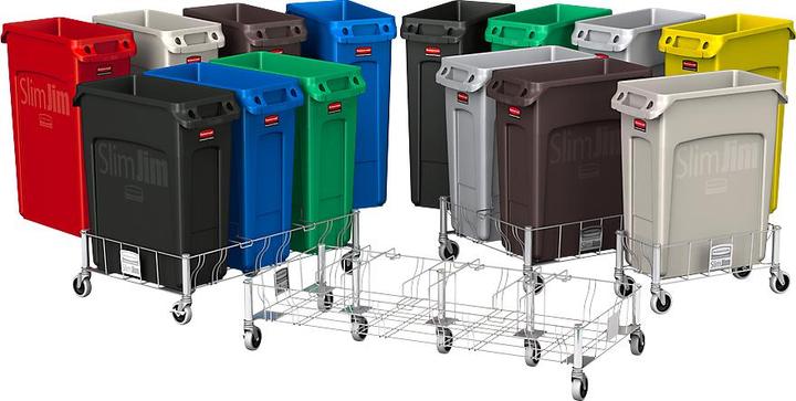 Immagine prodotto Rubbermaid Raccoglitori in materiale riciclabile realizzati in plastica (60 l)