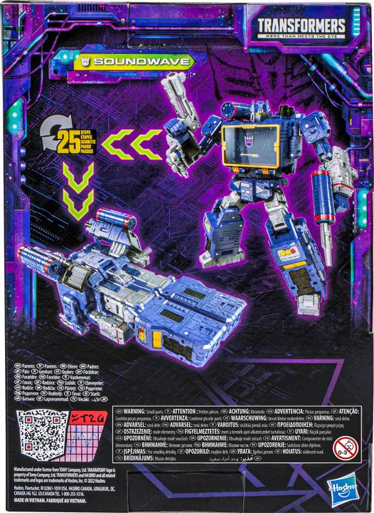 Immagine prodotto Transformers Giocattolo Generations Legacy, figura d'azione di Voyager Soundwave alta 17,5 cm, per bambini a