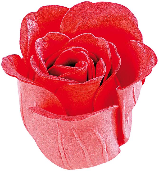 Actual product image Pearl 6 red rose scented soaps