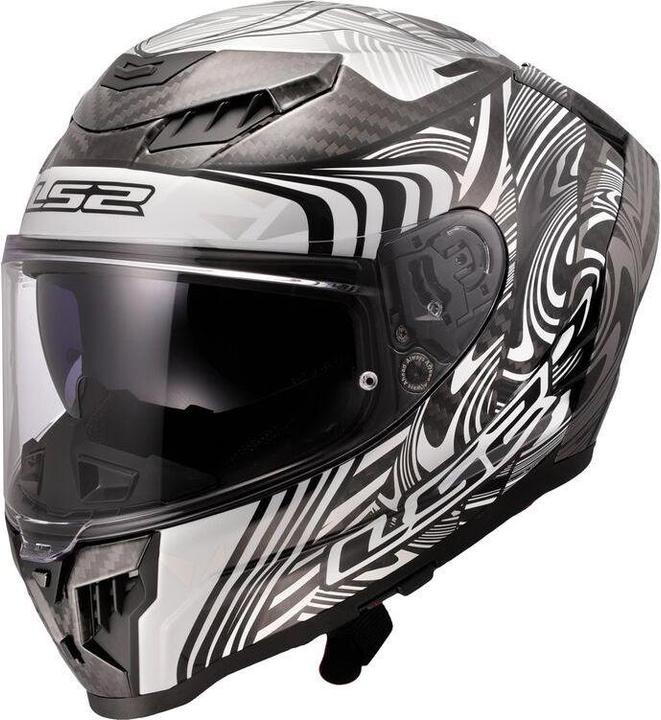 Produktbild LS2 OF807 DRAGON CARBON ENTHUM Integralhelm (M)