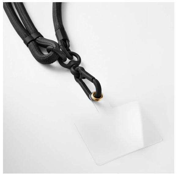 Produktbild Hama Handyband zum Umhängen, universal, verstellbar, Karabiner, 2 m, Schwarz