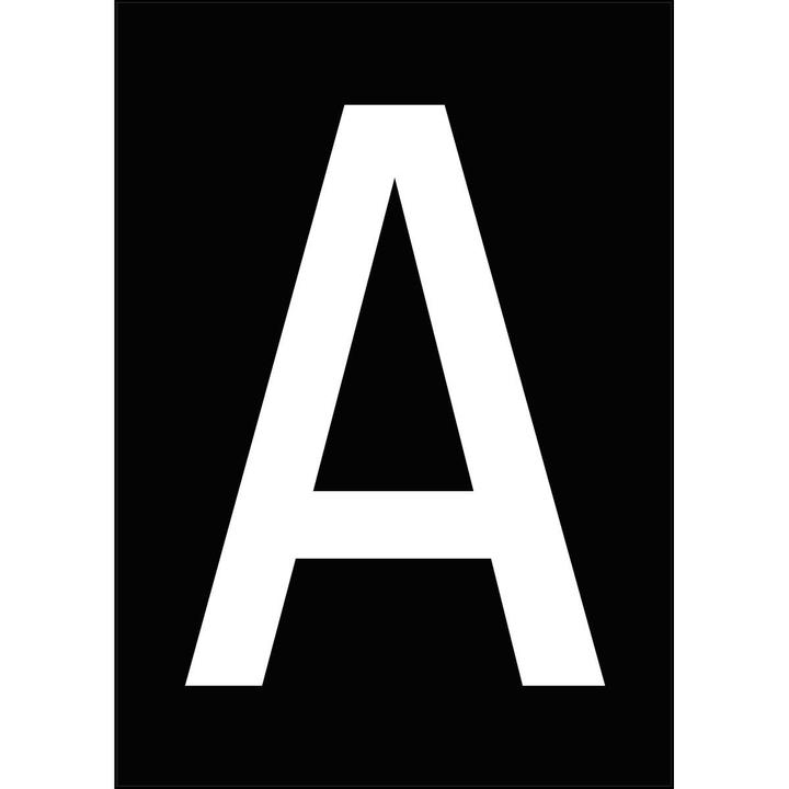 Productafbeelding Brady A4 etiketten met cijfers en letters