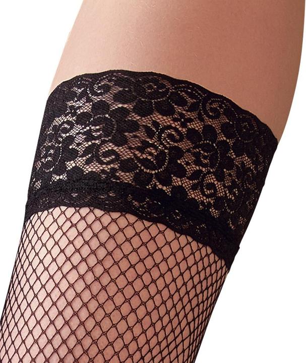 Produktbild Cottelli Collection Halterlose Netzstrümpfe (6)
