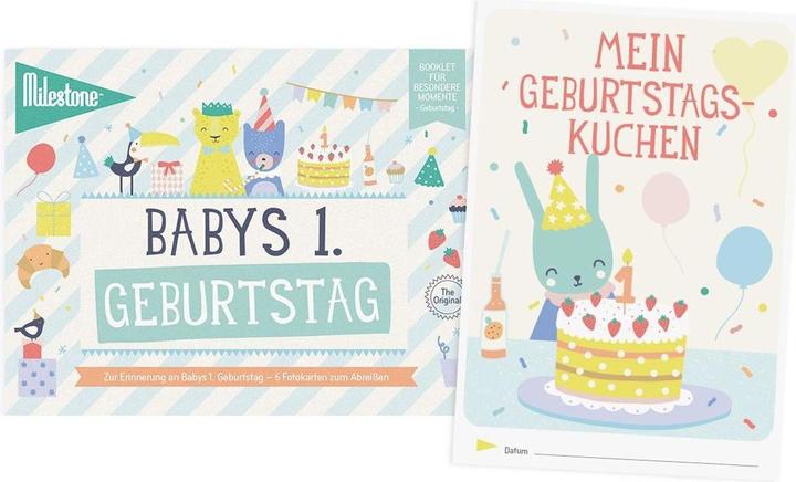 Immagine prodotto Milestone Libretto di - Il primo compleanno del bambino tedesco