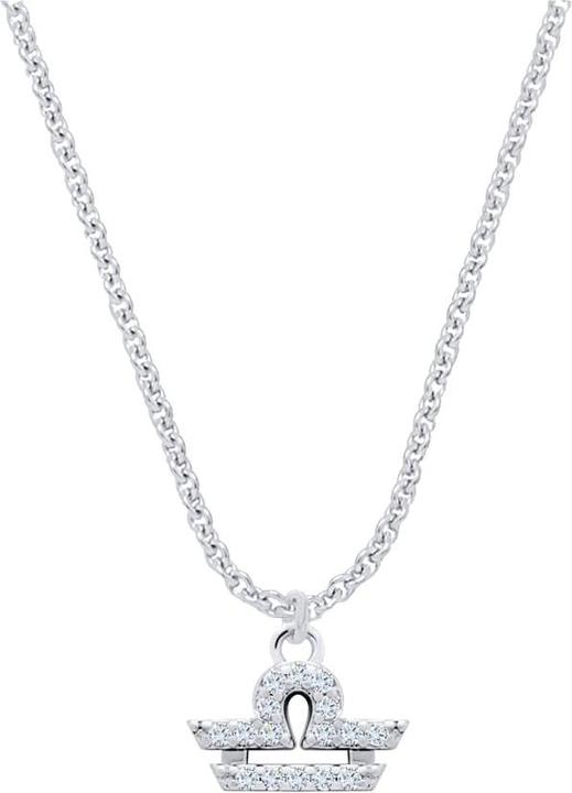Candy Halskette Sternzeichen Waage, 925 Sterling Silber (925 Sterling Silber, 925er Sterlingsilber, 42 - 45 cm)