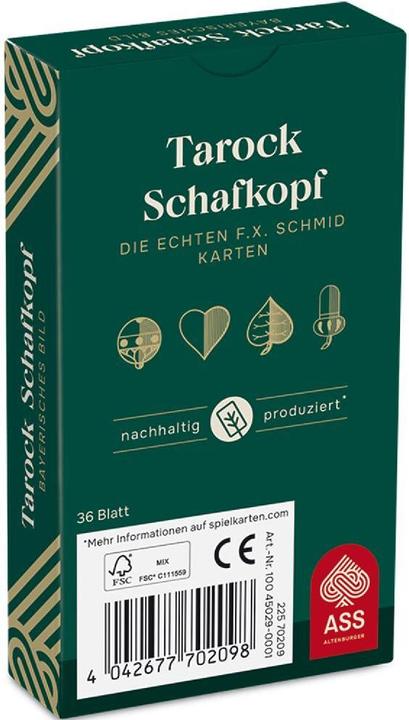 Produktbild ASS Altenburg 10045029-0001 - FSC Schafkopf/Tarock, bayerisches Bild in Faltschachtel (Deutsch)
