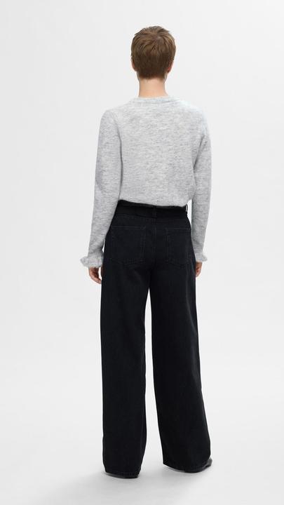 Image du produit Selected Femme Pull en tricot à manches ruchées (L)