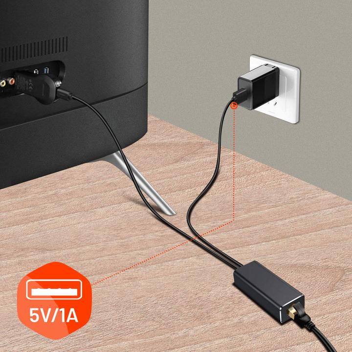Image du produit Avizar Micro USB / RJ45 Adaptateur universel Ethernet 100Mbps