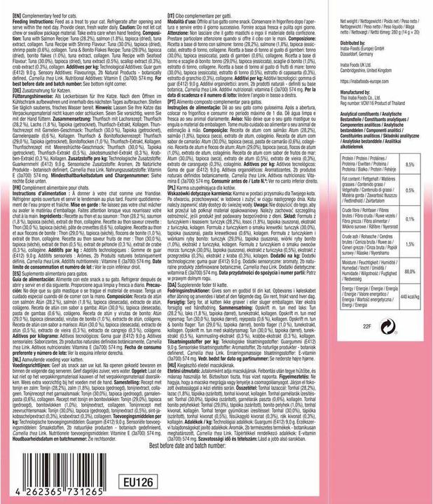 Image du produit Inaba CHURU Varietes Owoce morza -przysmak dla kota 20x14 g (20 pcs, 369 g)
