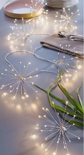 Produktbild MICA Living LED Lichterkette - Feuerwerk - ca. 250 cm (2.50 m)