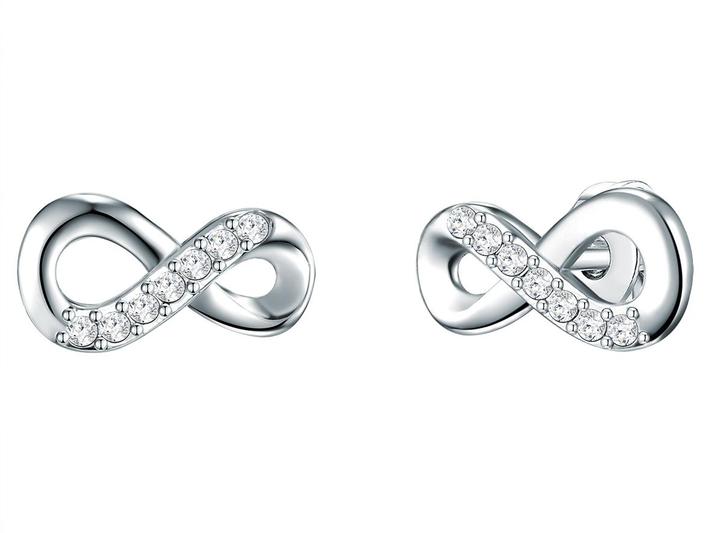 Produktbild Lulu & Jane Damen Ohrringe Infinity Messing - 35352 (Messing)