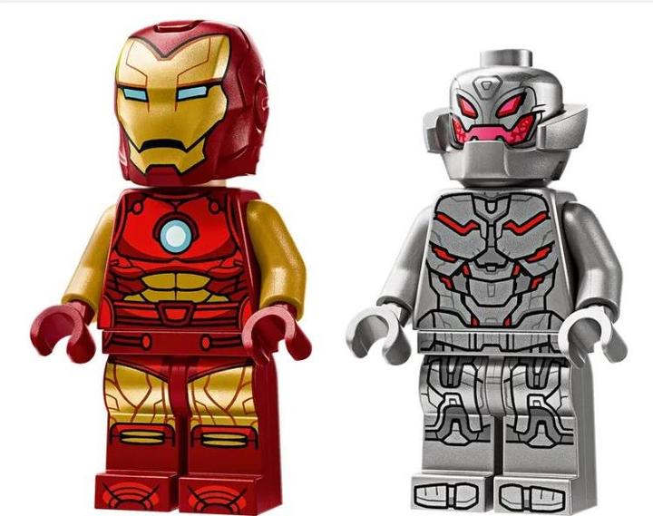 Actual product image LEGO Iron Man Mech vs. Ultron (76307, LEGO Marvel)