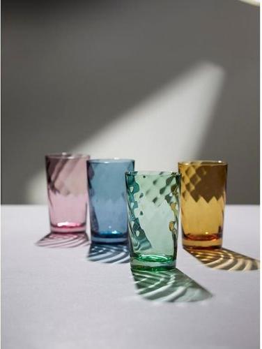 Immagine prodotto Lyngby 40 cl - Vetro - Grøn (4.50 dl, 4 x, Bicchieri da bibita lunghi)