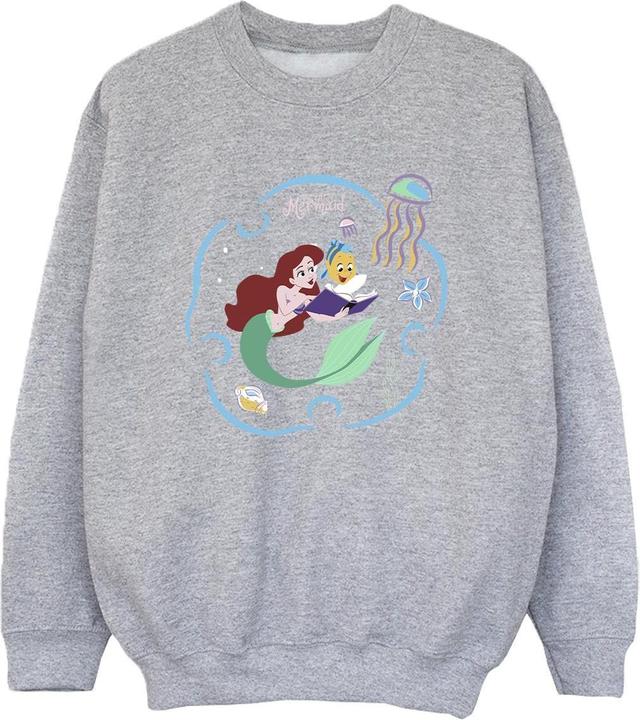 Produktbild Disney The Little Mermaid Reading A Book Sweatshirt Jungen (140, 146)