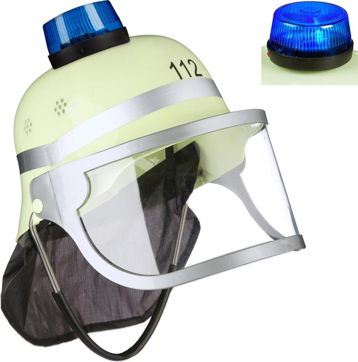 Produktbild Relaxdays Feuerwehrhelm Blaulicht