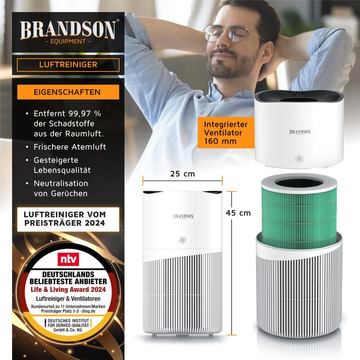 Actual product image Brandson Air purifier (90 m²)