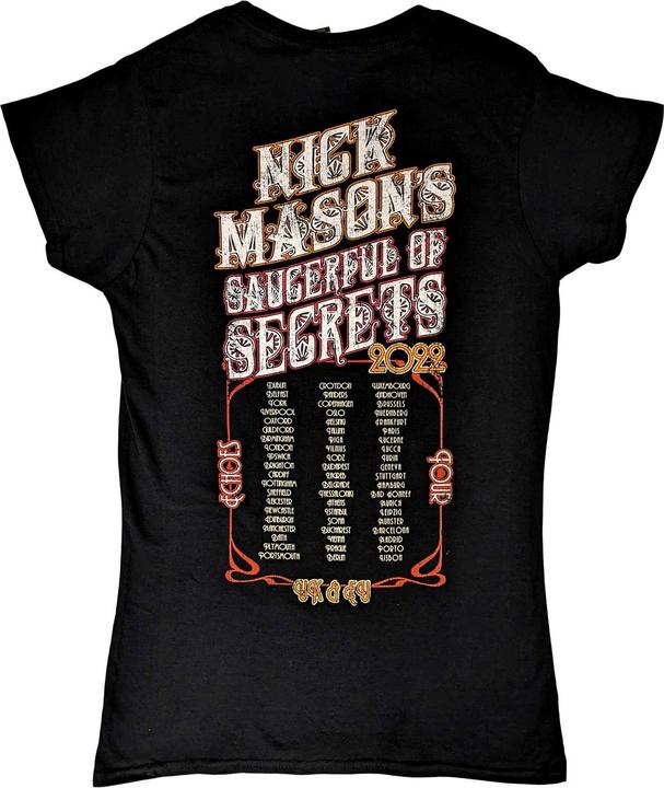 Image du produit Mason's T-shirt imprimé au dos de la tournée européenne 2022 Womens/Ladies Echoes (S)