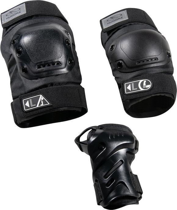 Produktbild Hudora Biomechanisches Protektoren-Set Pro, XL (XL, Ellbogenschoner, Knieschoner, 6 Stück)