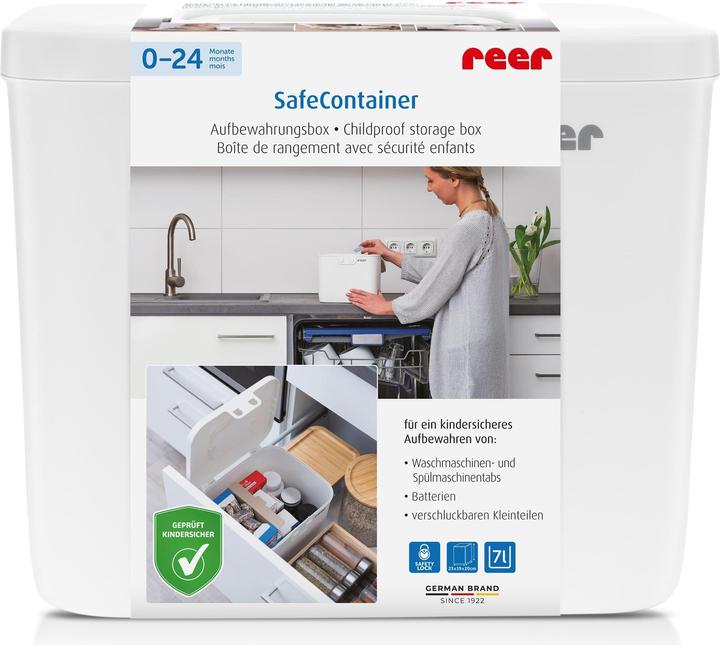 Produktbild Reer Aufbewahrungsbox Kindersicher (23 x 19 x 20 cm, 7 l)
