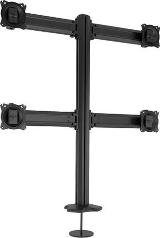 Chief Kontour Series K3G220B - Befestigungskit für 4 LCD-Anzeigen - Schwarz - Bildschi (Tisch, 24.02")