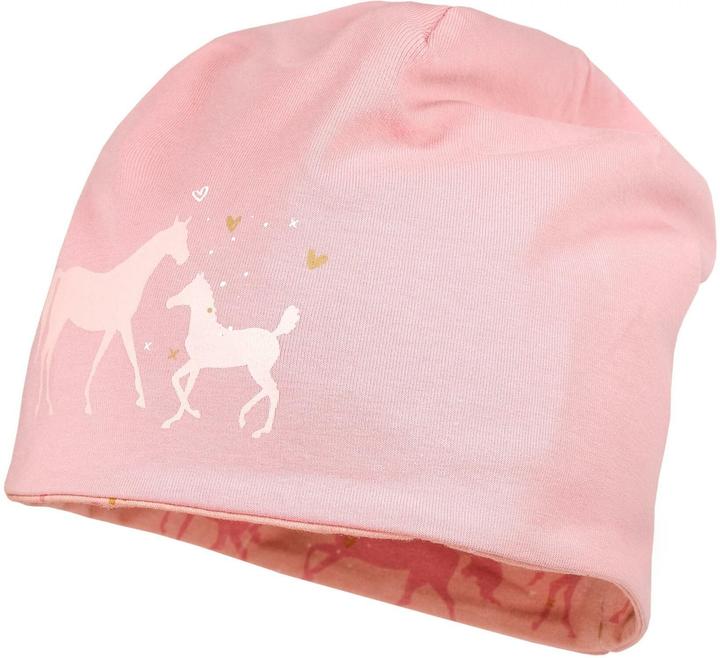 Produktbild Maximo Mütze Beanie reversible Horses Gr. 55 - 57 (55 - 57)